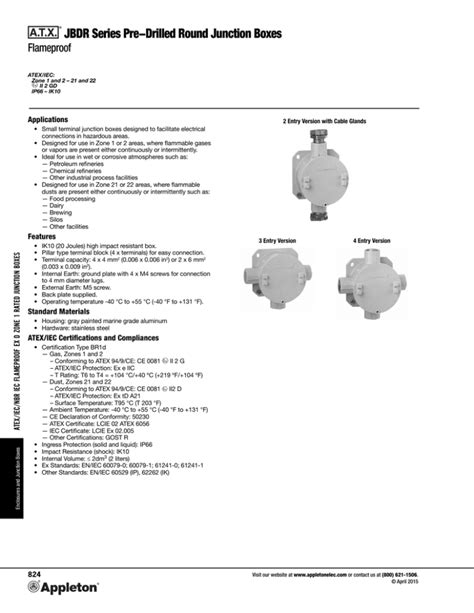 junction box jb|ATX™ JBDR Series Pre.